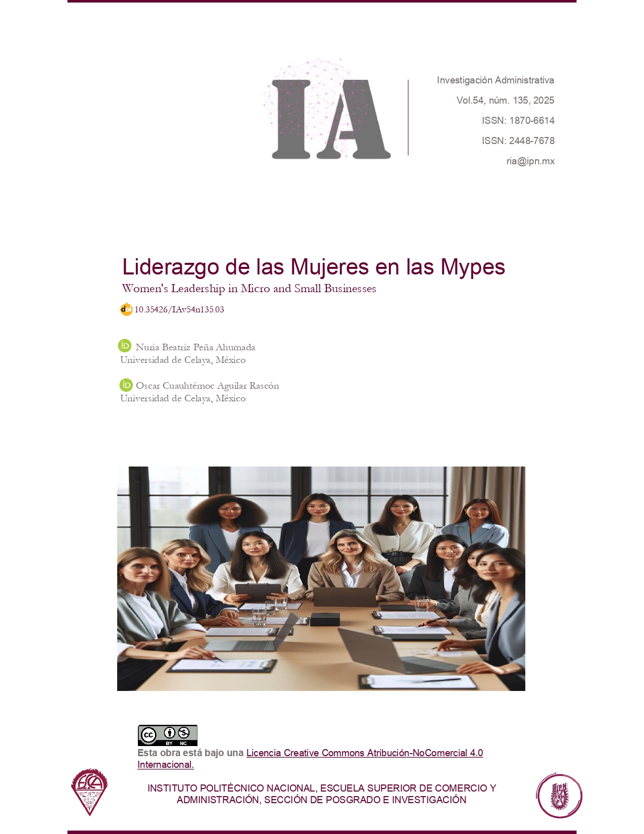 liderazgo de las mujeres en las Mypes